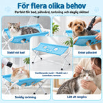 Vikbar husdjurshängmatta för klofixering